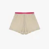 Shorts stampa con girovita elastico