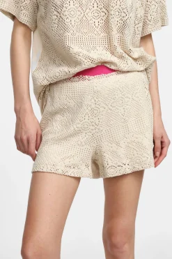 Shorts stampa con girovita elastico