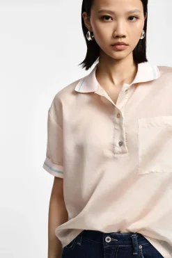 T-shirt collo polo maniche corte