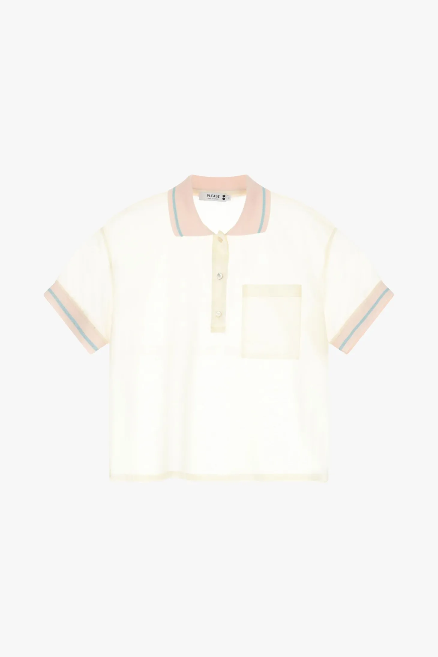 T-shirt collo polo maniche corte