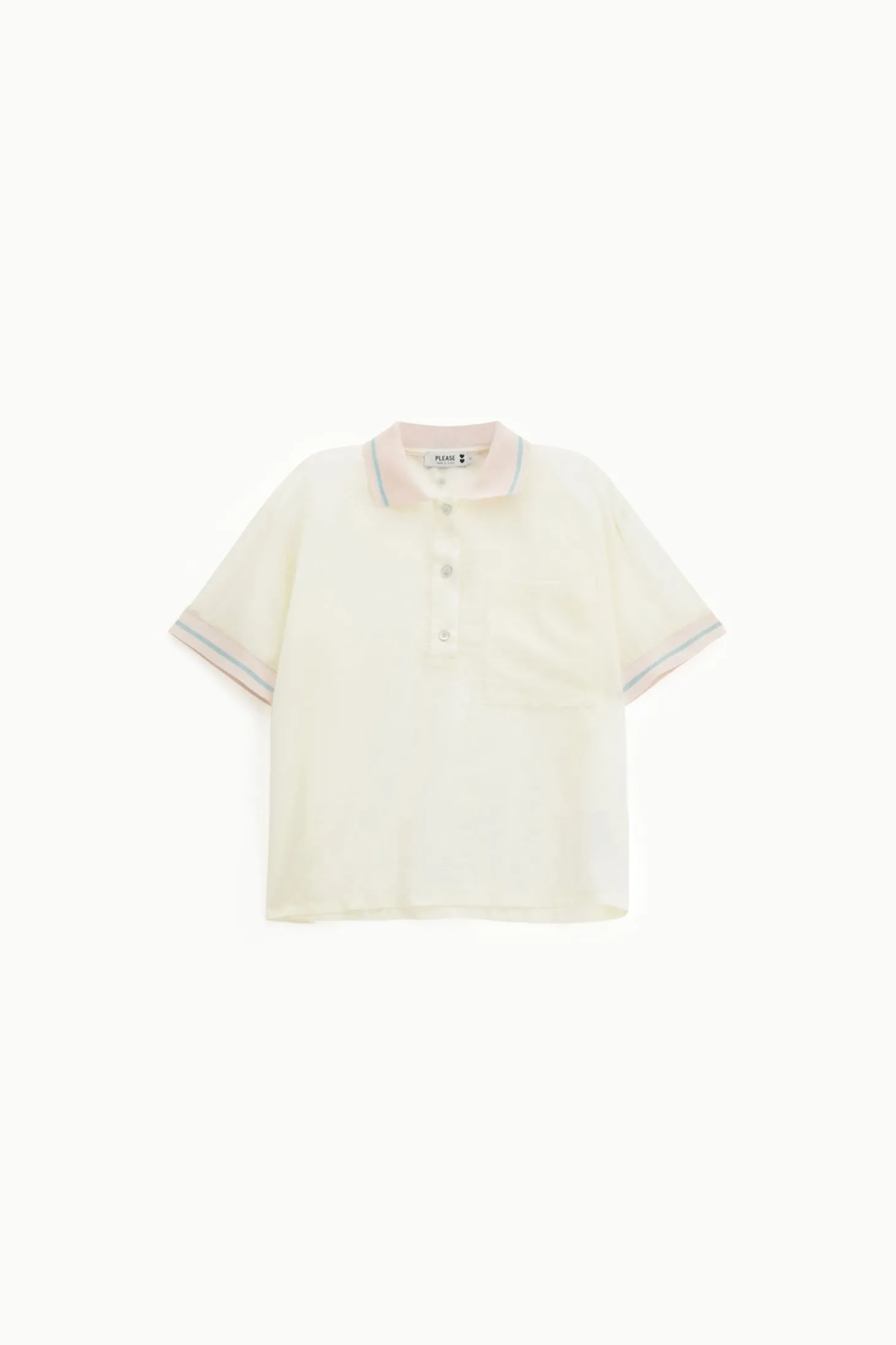 T-shirt collo polo maniche corte