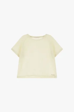 T-shirt girocollo a maniche corte