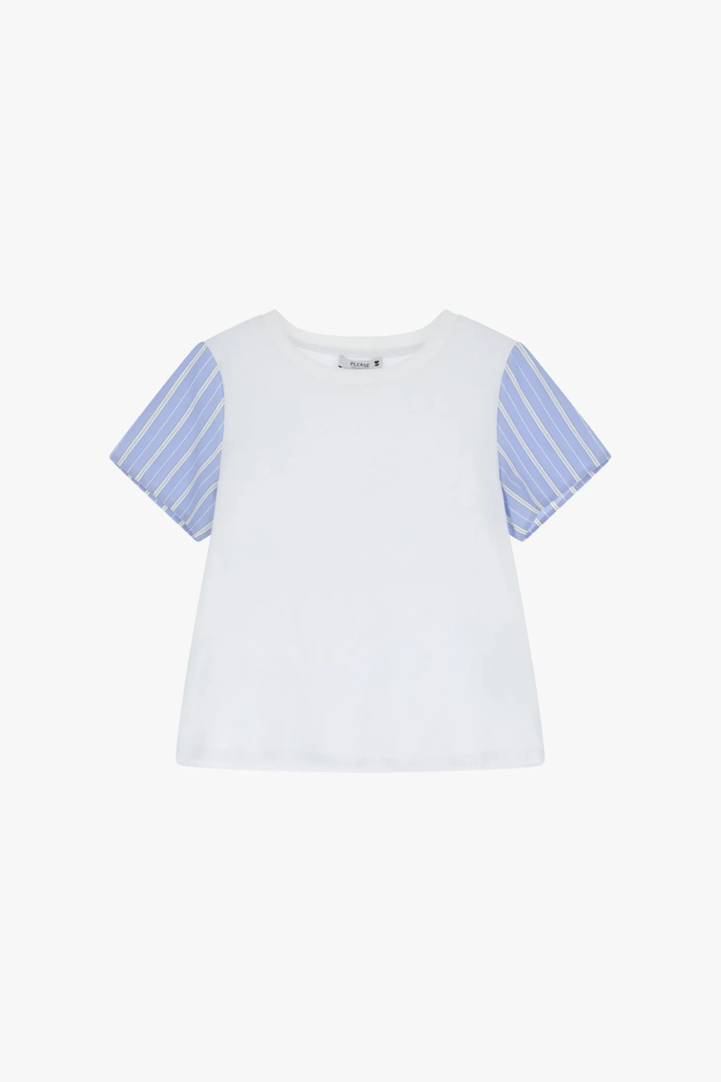 T-shirt maniche corte bicolore