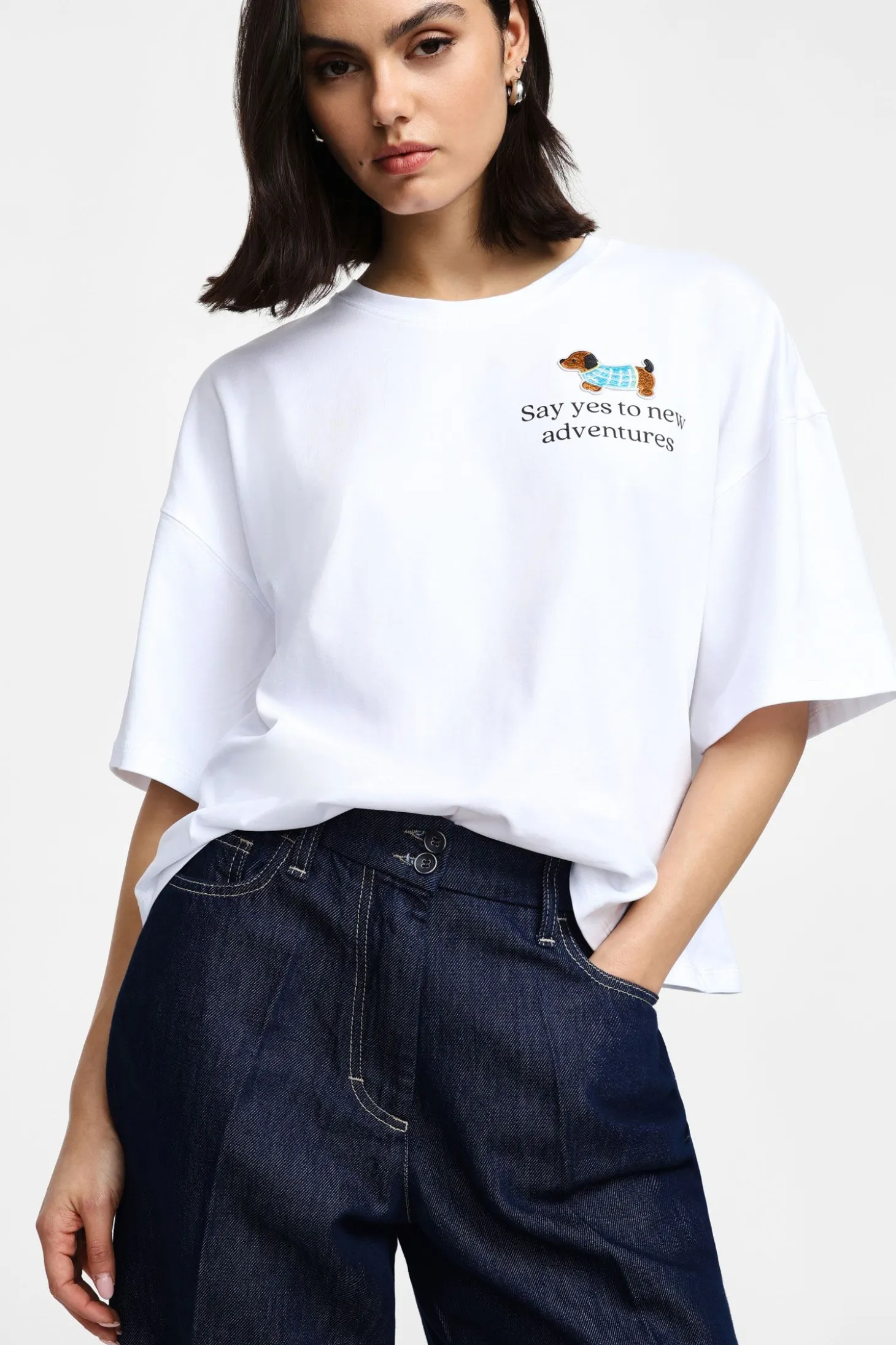 T-shirt maniche corte con stampa