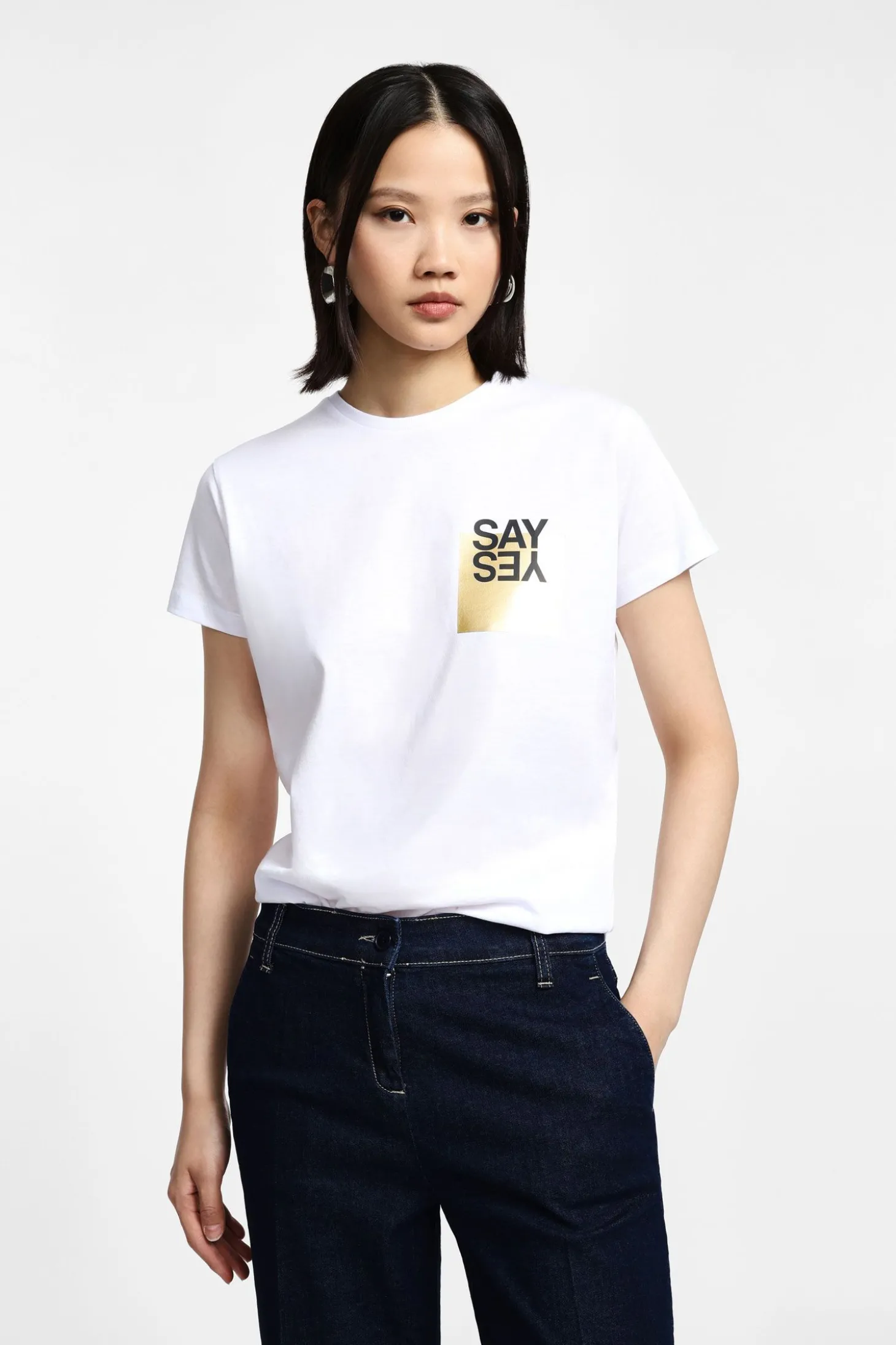 T-shirt maniche corte con stampa