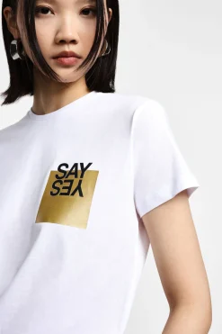 T-shirt maniche corte con stampa