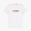 T-shirt stampa girocollo maniche corte