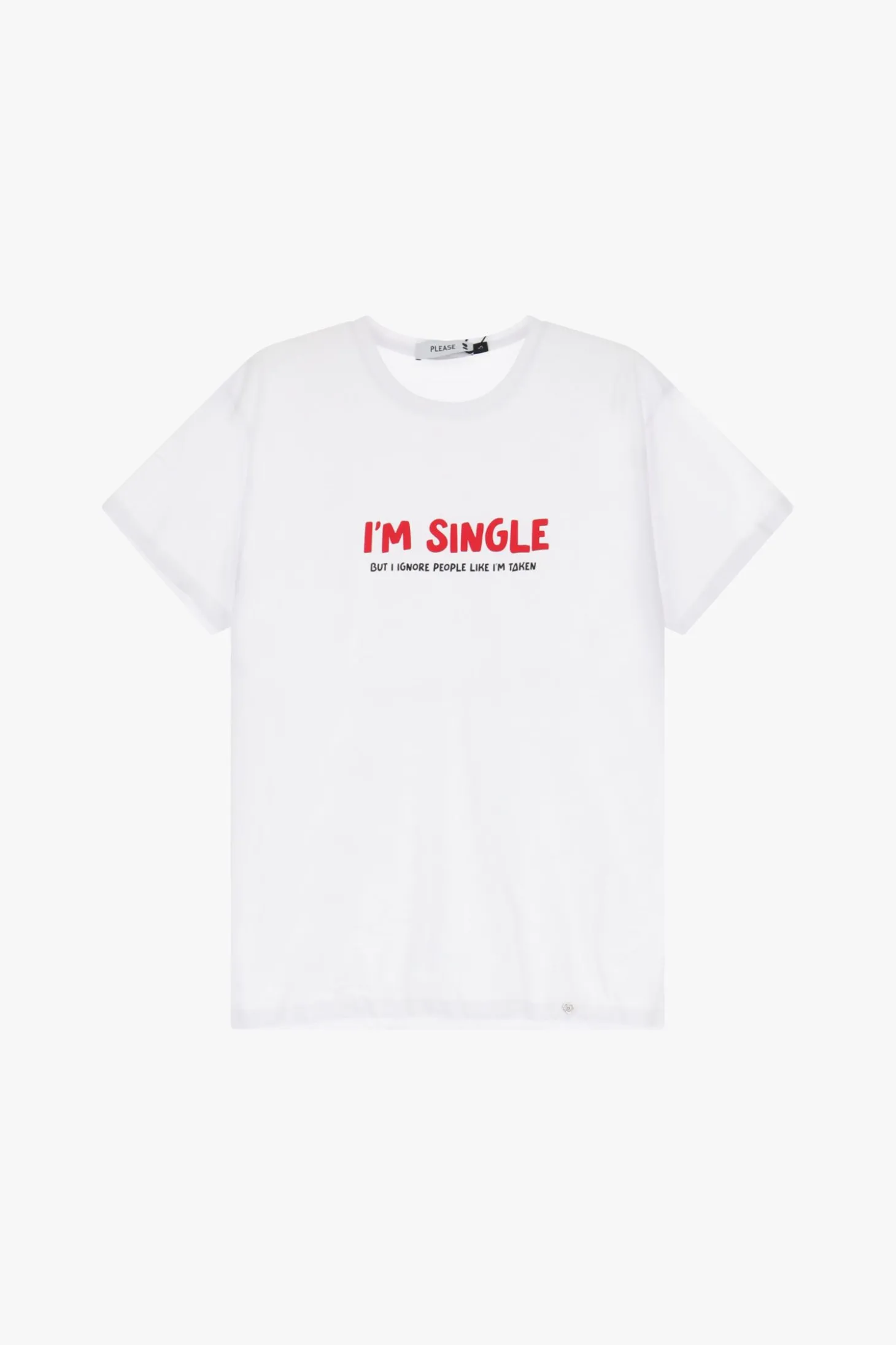 T-shirt stampa girocollo maniche corte