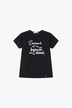 T-shirt stampa girocollo maniche corte