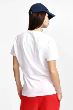 T-shirt stampa girocollo maniche corte