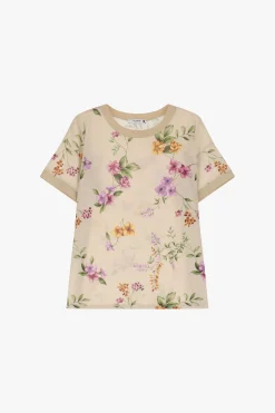 T-shirt stampata a maniche corte